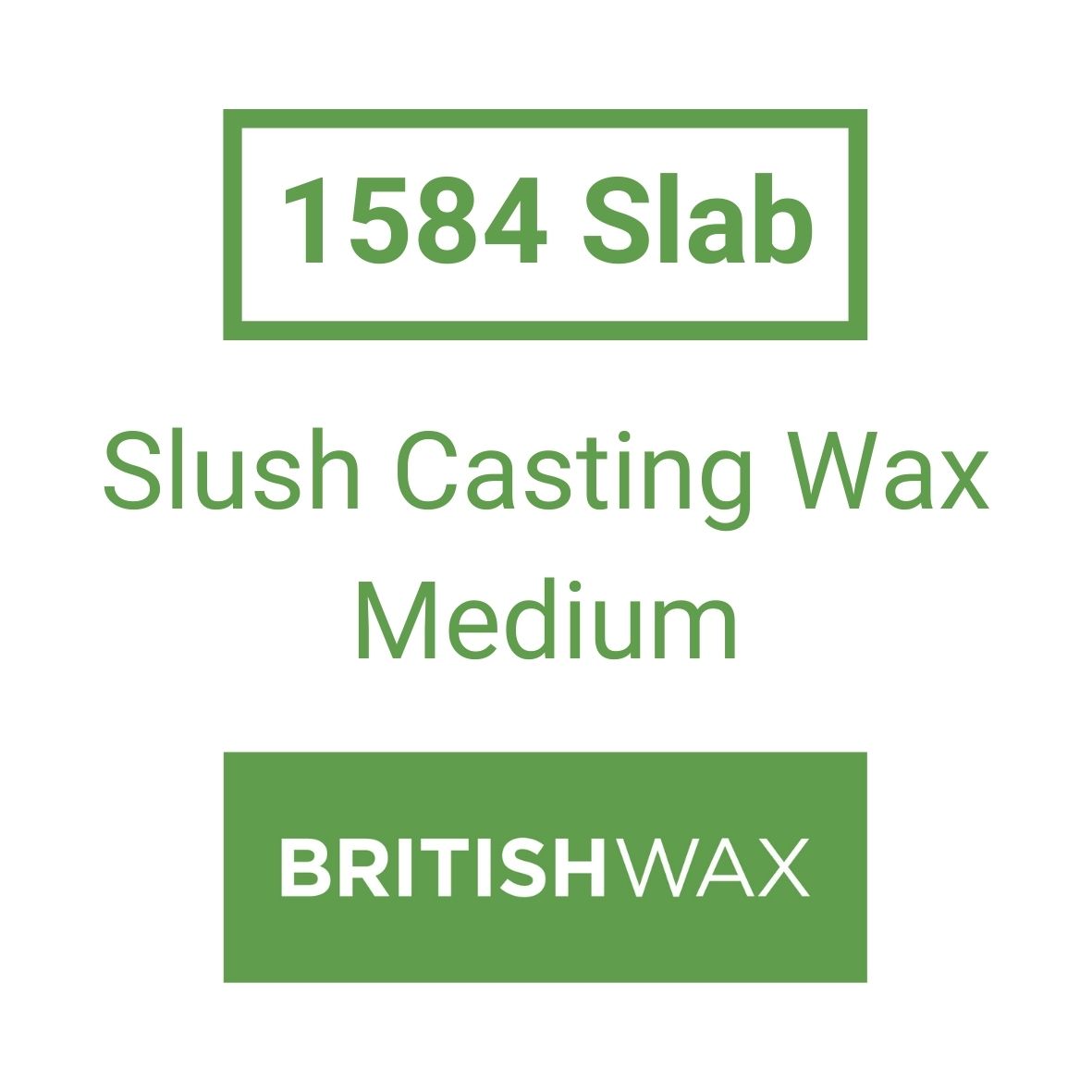 1584 Slab - Medium Slush Casting Wax