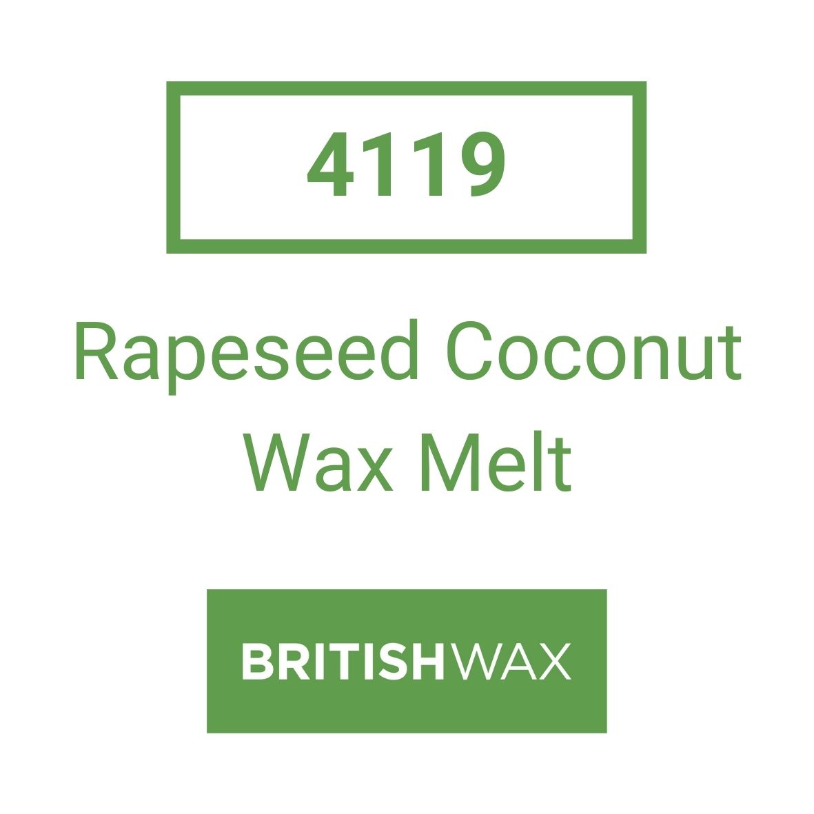 4119 Rapeseed Coconut Wax Melt Blend
