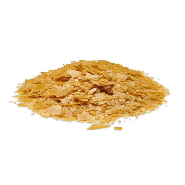 Yellow flakes of Carnauba Type 3 Wax