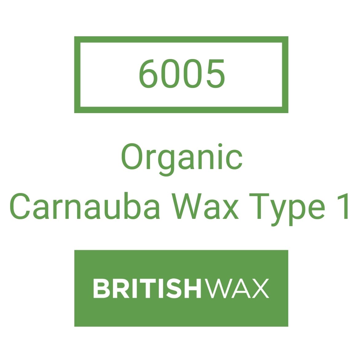 Organic Carnauba Wax Type 1 6005