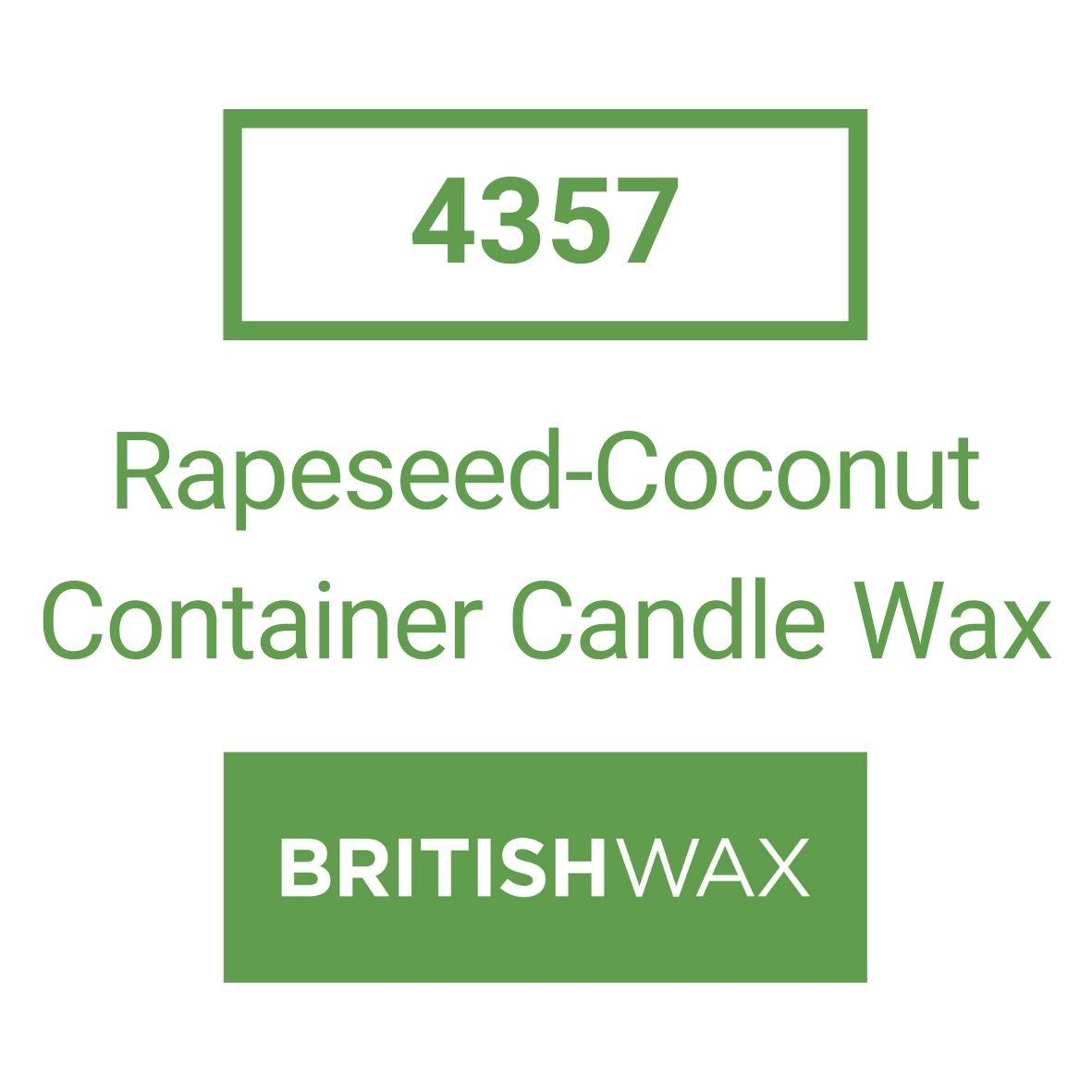 4357 Rapeseed-Coconut Wax