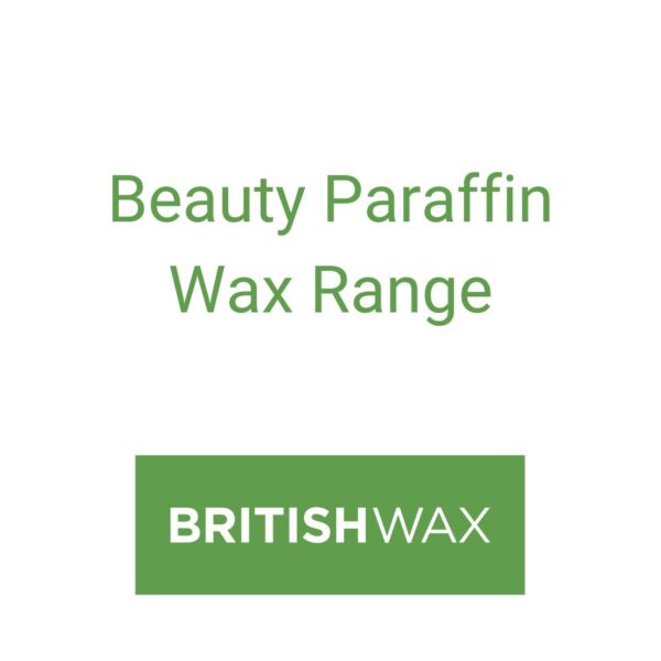 Product label for British Wax - Beauty Paraffin Wax Range